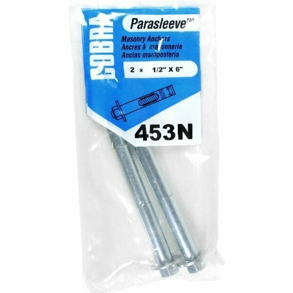 Cobra Anchors Anch Msnry Paraslv 1/2x6in 453N